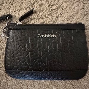 Calvin Klein NWT Black Wristlet